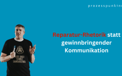 Reparatur-Rhetorik im Unternehmen